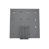 Wandplank Zelfklevend - 22 cm x 22cm - Verstelbaar - Grijs - Zelf Samen te Stellen