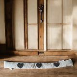 Tochtrol - Grijs Sterren - Katoen - 90 x 10 cm - Tochthond - Tochtstopper - Isolatie tegen Tocht
