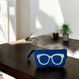 Brillenetui - Blauw - Vilt - Brillen etui - Bril Beschermer - Brillendoos - Brillenkoker - Brillenhoes