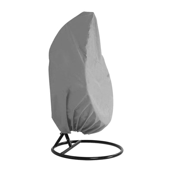 Beschermhoes Hangstoel Egg - Grijs - 190 x 115 cm - Waterproof - Universeel model - Hoes van Egg Chair - Waterdichte Beschermer voor Egg Stoel met Standaard