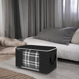 Hoogwaardige Opbergtas voor Kleding - 4 Stuks - Zwart - Organizer voor Dekbed