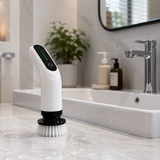 Elektrische Schoonmaakborstel Draadloos – 9-in-1 Power Scrubber met 8 Opzetborstels – Uitschuifbare Steel – Oplaadbare Badkamerreiniger – Voor Badkamer, Tegels, Keuken, Douche & Vloeren