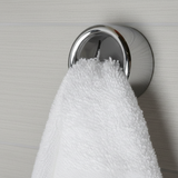 Handdoekhaakje - 2 stuks - 4,3 cm x 4,3 cm - Zilver - Geschikt voor keuken, toilet en badkamer