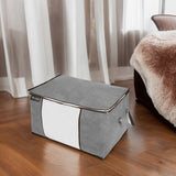 Hoogwaardige Opbergtas voor Kleding - 4 Stuks - Grijs - Organizer voor Dekbed