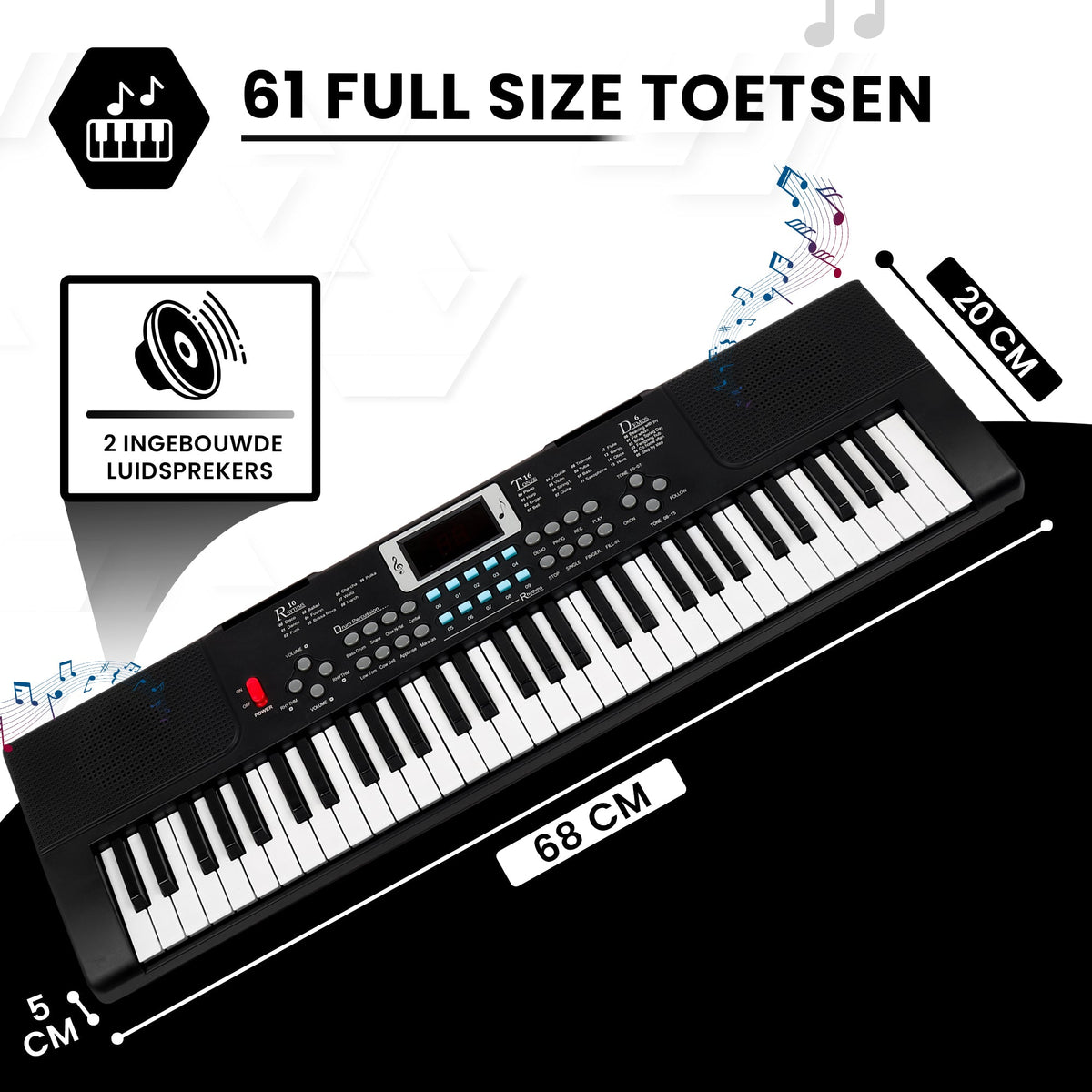 Keyboard 61 Toetsen