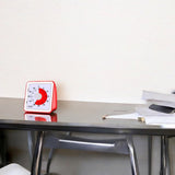 Leerklok voor Kinderen - Timer Kind - Vergaderklok - Aftelklok - Rood