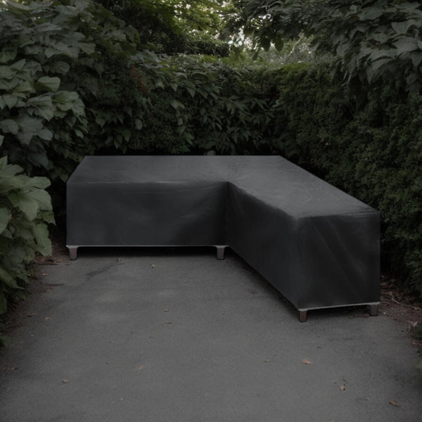 Beschermhoes voor Tuin set - Lounge set - 215x87x80cm - Zwart - De ideale bescherming voor je tuinmeubelen