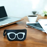 Brillenetui - Zwart - Vilt - Brillen etui - Bril Beschermer - Brillendoos - Brillenkoker - Brillenhoes