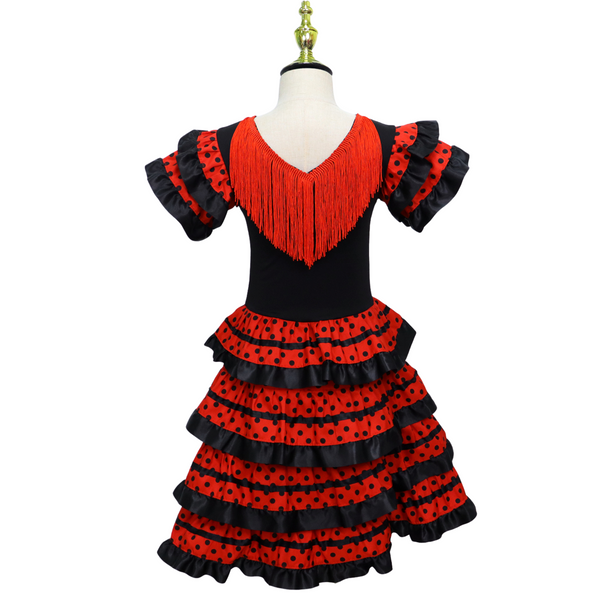Spaanse Flamenco Verkleedjurk Meisjes