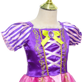 Rapunzel Prinsessenjurk meisje Korte Mouw