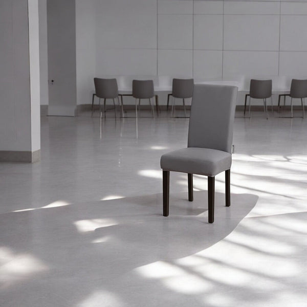 Stoelhoezen - Eetkamerstoel Hoes - 6 Stuks - Grijs - Bescherm stijlvol je stoelen
