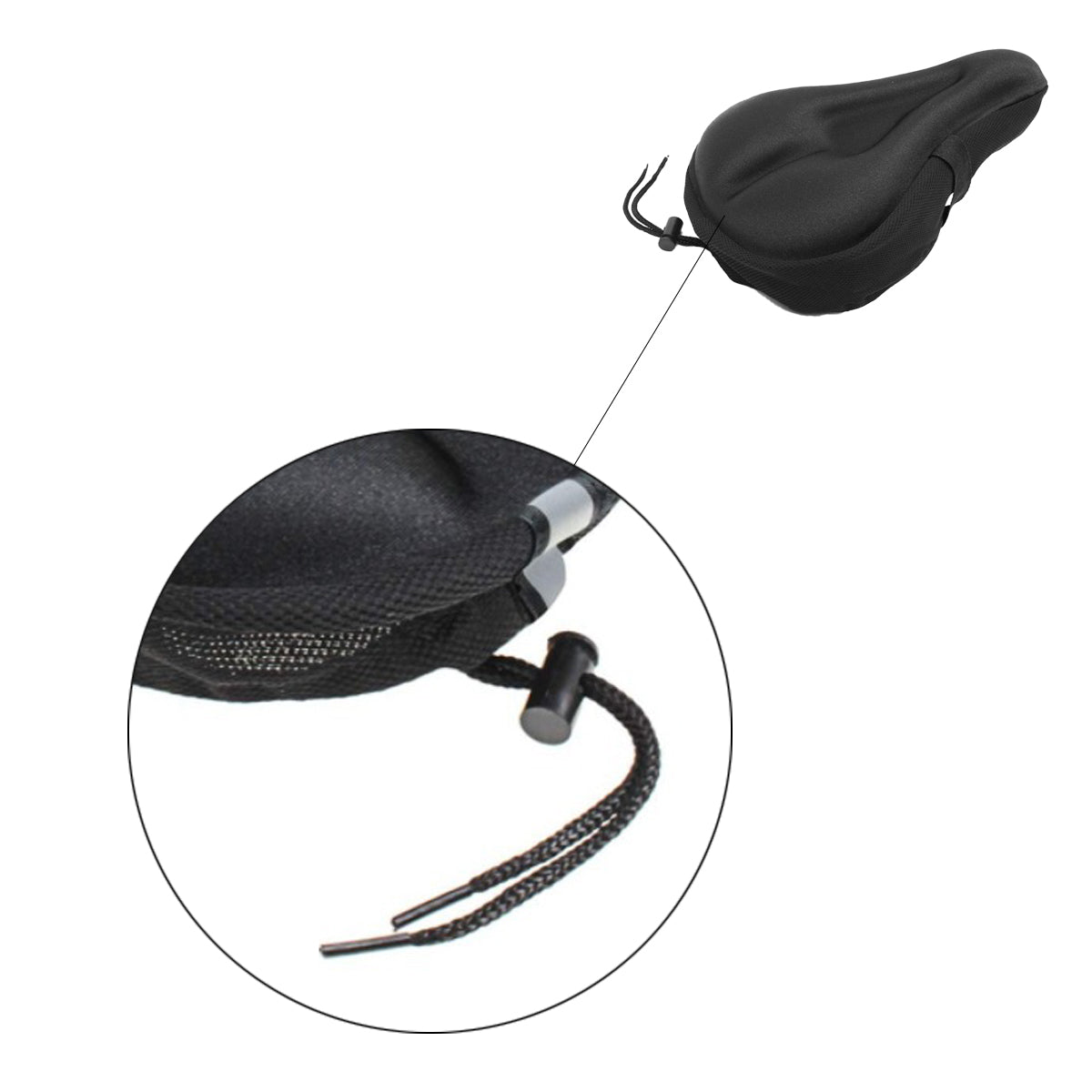 Zadelhoes Waterdicht - Zwart - Memory Foam - Waterdicht - Fietszadelhoes - Universeel