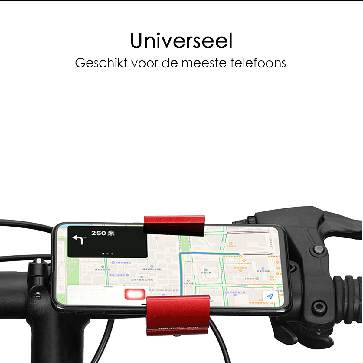 Telefoonhouder Fiets - Universeel - Makkelijk in Gebruik