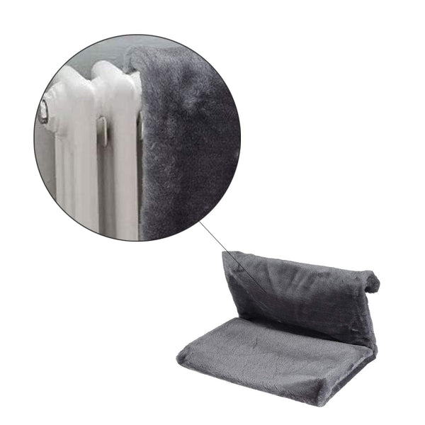 Kattenmand Radiator - Grijs - Tot 5 KG - Hangende Kattenmand voor aan de Verwarming - Kattenhangmat