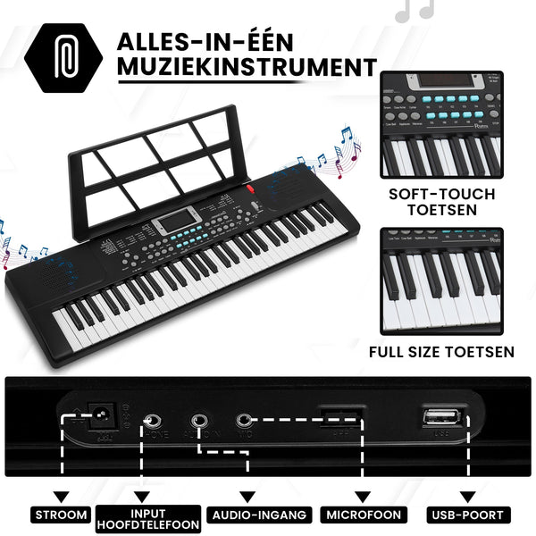Keyboard 61 Toetsen