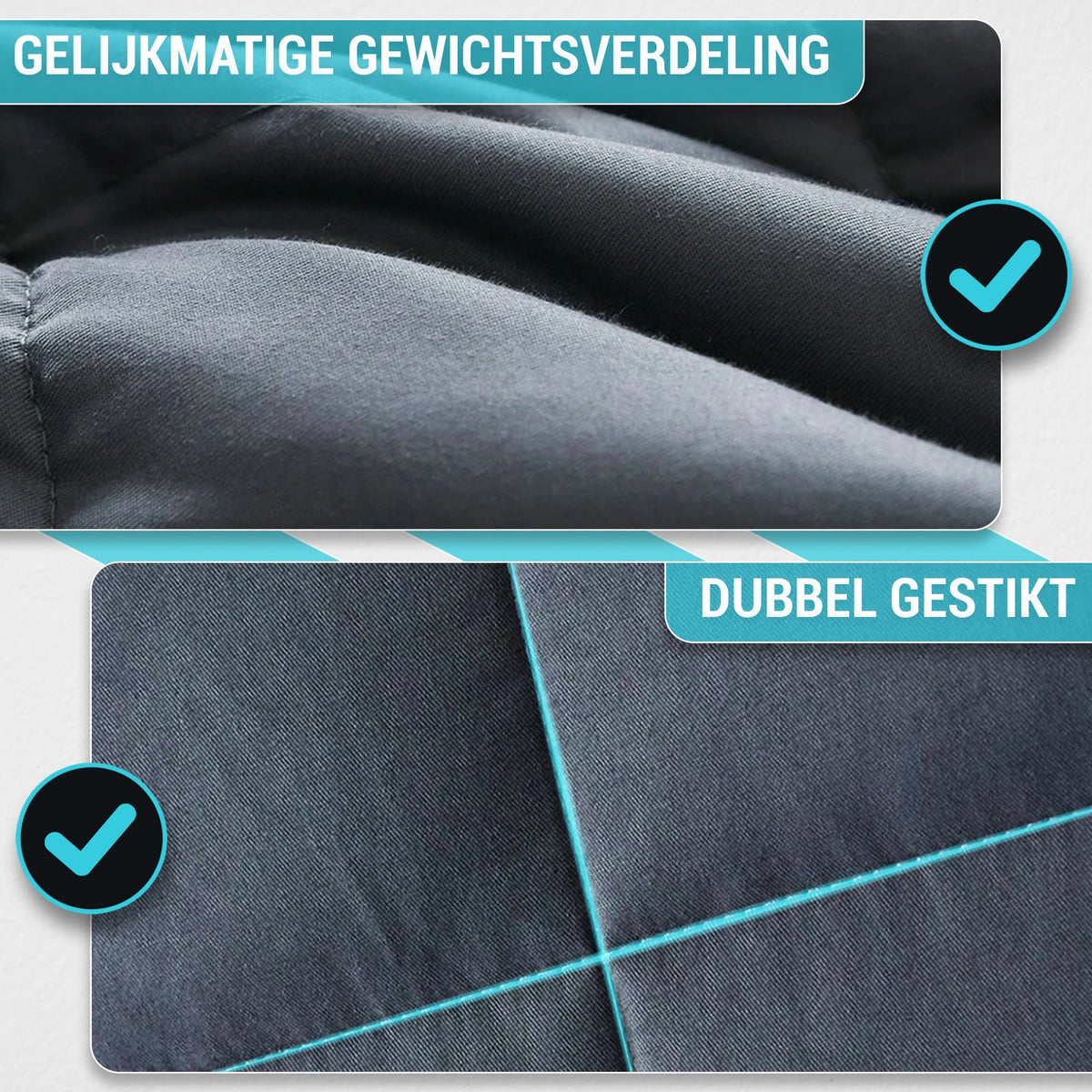 Verzwaringsdeken Zwart