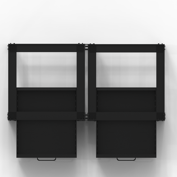 Wasmachine & Droger Verhoger Zwart