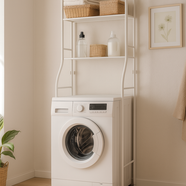 Wasmachine Ombouw - Wit - Universeel - Wasmachine Organizer - Wasmachine Kast