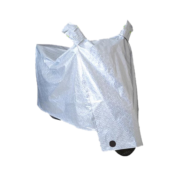 Scooterhoes Waterdicht - Zilver met Reflectie - Universeel - Scooterhoes voor Fietsspiegels