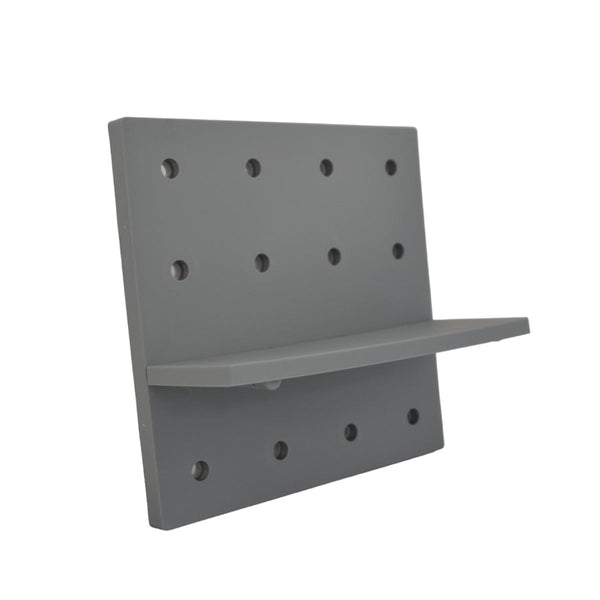 Wandplank Zelfklevend - 22 cm x 22cm - Verstelbaar - Grijs - Zelf Samen te Stellen