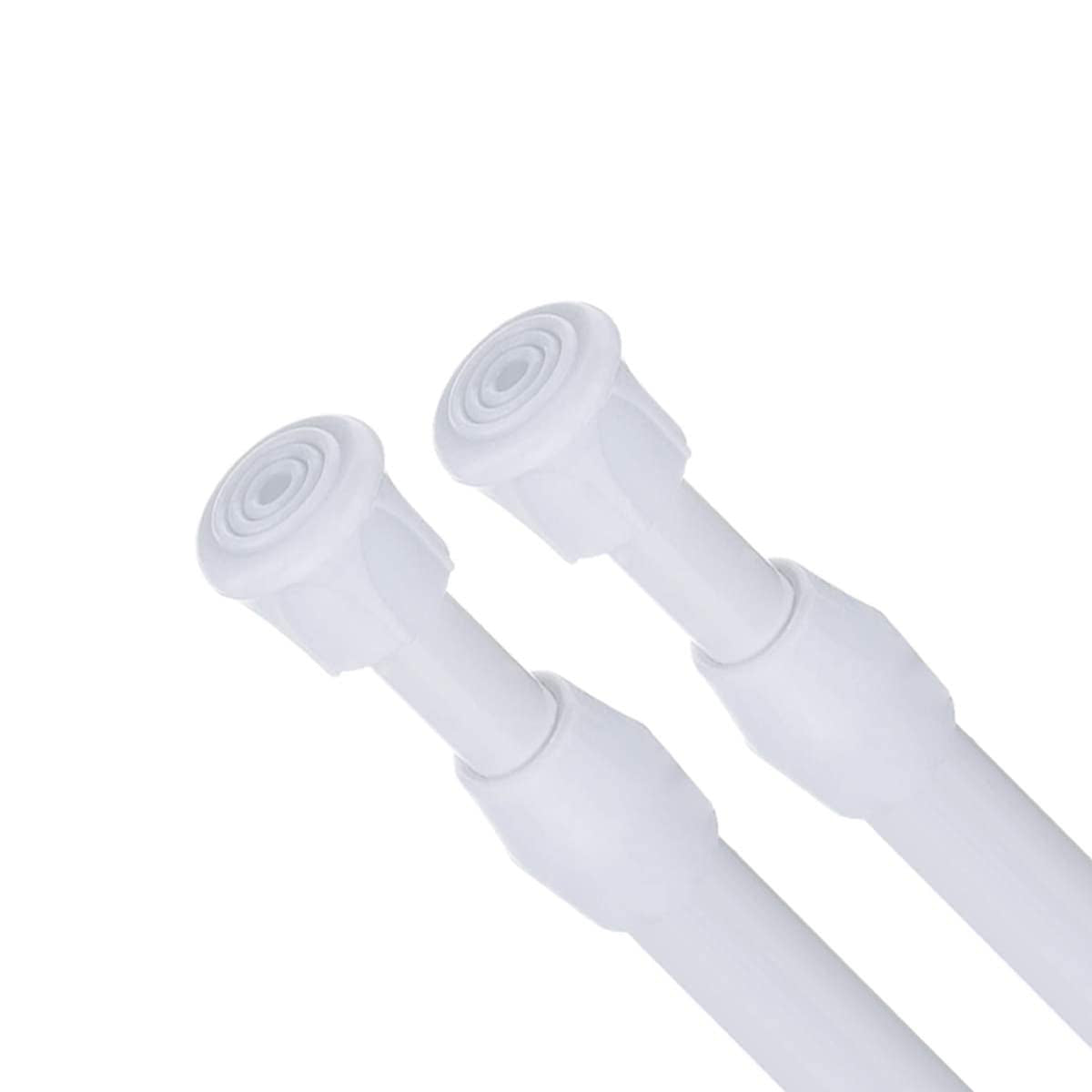 Kledingstang Verstelbaar 71 cm tot 104 cm - 2 Stuks - Wit - Verstelbare Kledingroede - Douchestang - Garderobestang